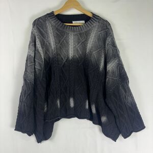 MOON RYDER Knit Oversized Pullover Sweater